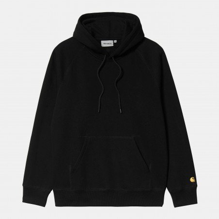 Hooded Chase Sweat Black / Gold