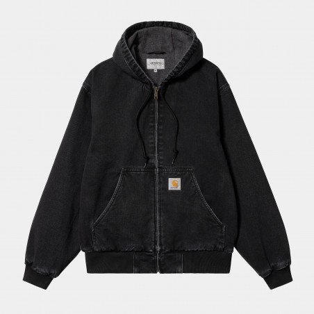 OG Active Jacket Black (stone washed)