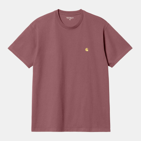 S/S Chase T-Shirt Dusty Fuchsia / Gold