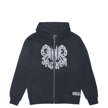 Zipped Hoodie Cold Heart Blue
