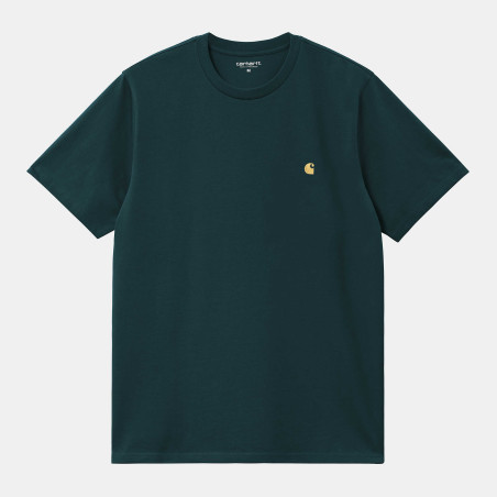 S/S Chase T-Shirt Duck Blue / Gold