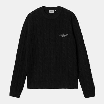 Signature Sweater Black / Wax