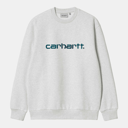 Carhartt Sweat Ash Heather / Duck Blue