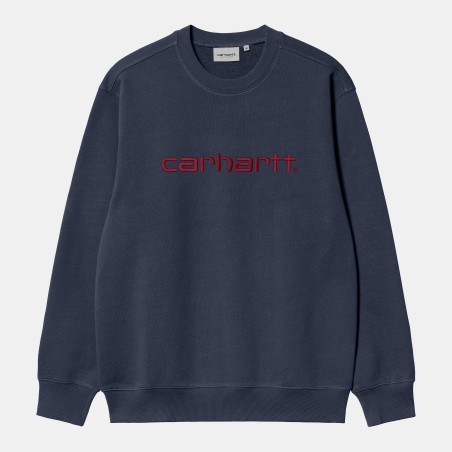 Carhartt Sweat Air Force Blue / Malbec