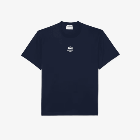 Lacoste - T-Shirt Bleu Signature