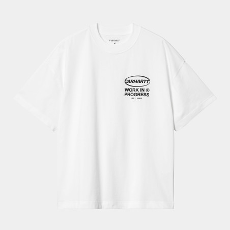 S/S Body Of Work T-Shirt White / Black