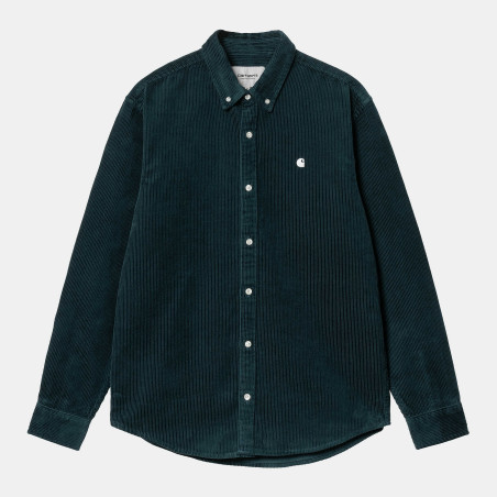 L/S Madison Cord Shirt Duck Blue / Wax