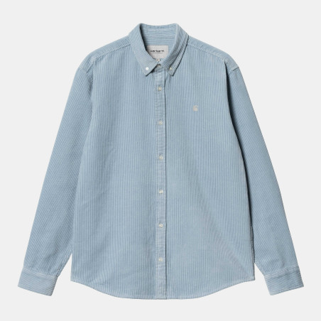 L/S Madison Cord Shirt Dusty Ice / Wax