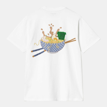 S/S Noodle Soup T-Shirt White