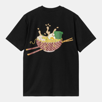 S/S Noodle Soup T-Shirt Black