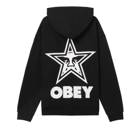 OBEY - Bold Star Extra Heavy Hood Black