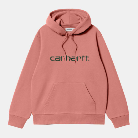 Hooded Carhartt Sweat Dusty Rose / Sycamore Tree