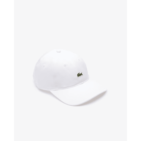 Lacoste - Casquette en twill de coton Blanc