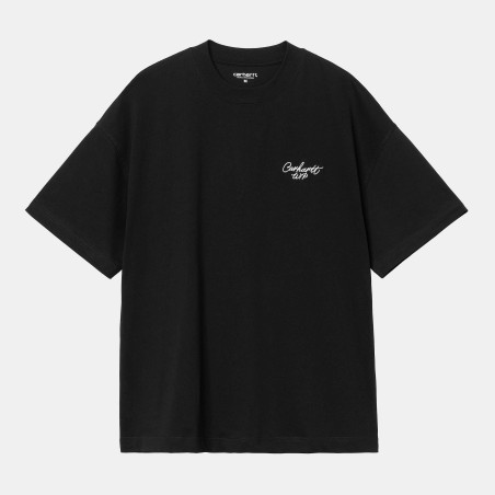 S/S Signature Script T-Shirt Black / Wax