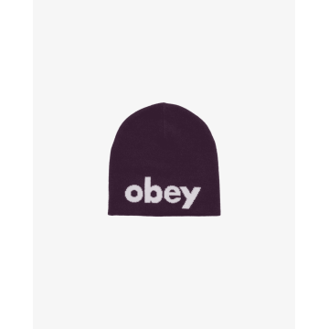 OBEY - Lowercase Beanie Purple