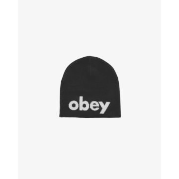 OBEY - Lowercase Beanie Black