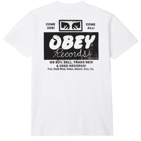 OBEY - Record Buy Sell Trade White