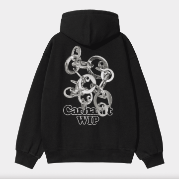 Hooded Charm Link Sweat...