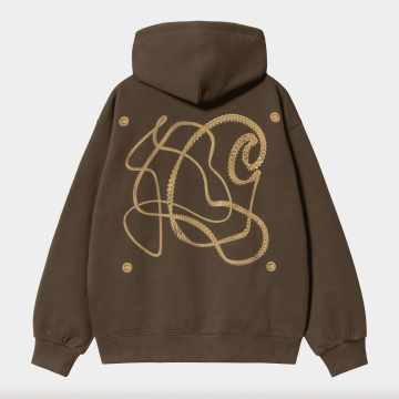 Hooded Charm Link Sweat...