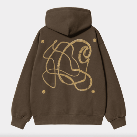 Hooded Charm Link Sweat Liberica / Gold