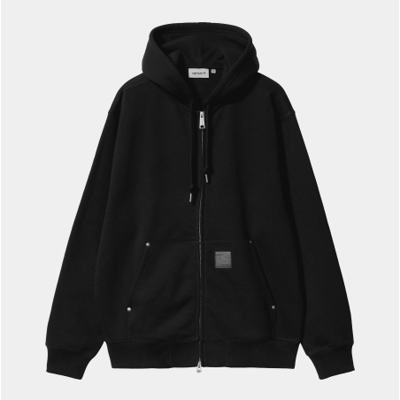 Hooded Eldon Sweat Jacket Black