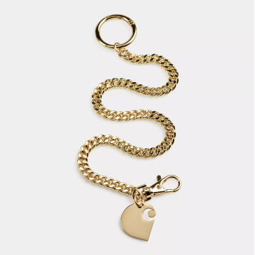 Cuban Link Keychain Metal Gold