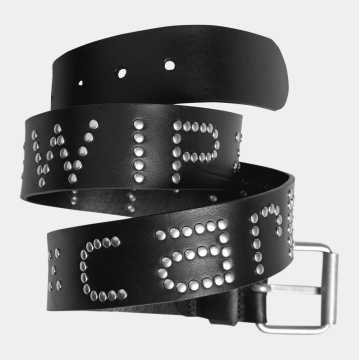 Script Studs Belt Black /...