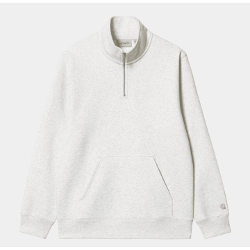 Chase Neck Zip Sweat Ash...