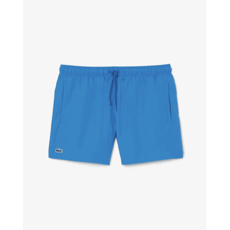 Lacoste - Short de bain léger uni Gitane / Vert