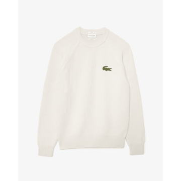 Lacoste - Pull coton côtelé...