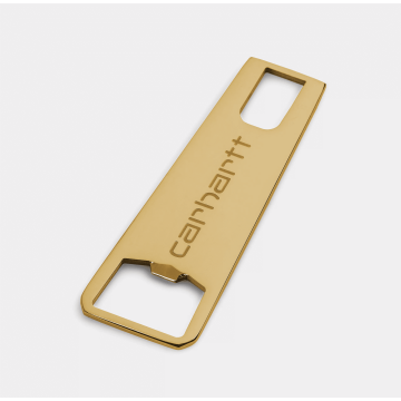 Zip Bottle Opener Metal Gold