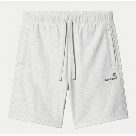 American Script Sweat Short Ash Heather