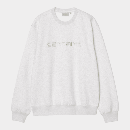 Carhartt Sweat Ash Heather / Air Green