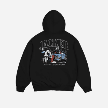 Hoodie Rats Party Black