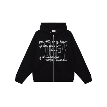 OBEY - Chance Zip Hood Black