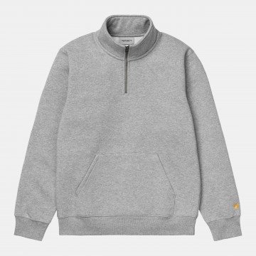 Chase Neck Zip Sweat Grey...