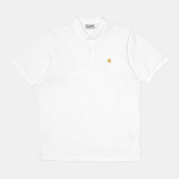 S/S Chase Pique Polo White...